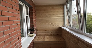 Отделка, остекление, утепление балконов в Климовске от 206 руб. м/2.