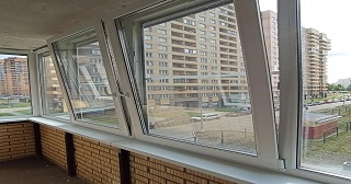 Остекление балкона Климовск цена от 9785 руб. м/п. за 50 часов