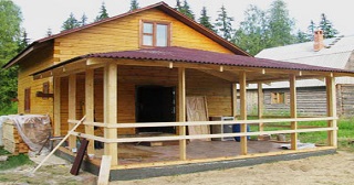 Пристроить веранду под ключ в Климовске, цена от 10094 руб.